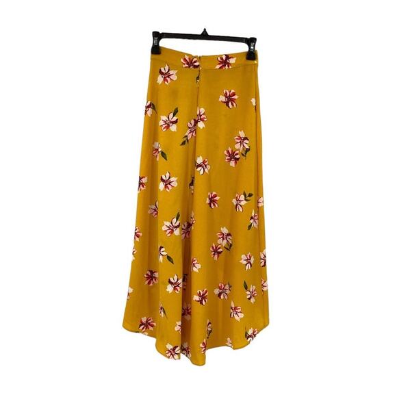 Soprano Floral Surplice Skirt Mustard Yellow Size XS NWOT - Picture 9 of 9